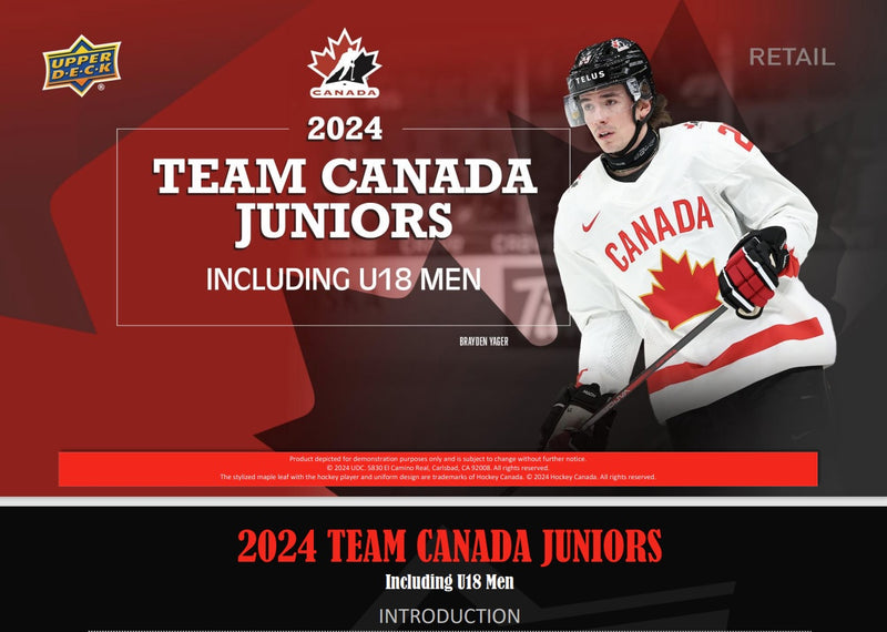 2024 Hockey - Upper Deck Team Canada Juniors - Blaster - Retail (anglais)