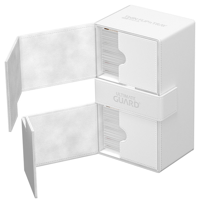 Ultimate Guard: Deck Case Twin Flip and Tray 200+ - Blanc