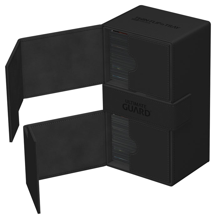 Ultimate Guard: Deck Case Twin Flip and Tray 200+ - Noir