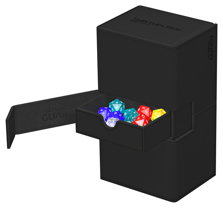 Ultimate Guard: Deck Case Twin Flip and Tray 200+ - Noir