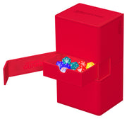 Ultimate Guard: Deck Case Twin Flip and Tray 200+ - Rouge