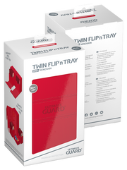 Ultimate Guard: Deck Case Twin Flip and Tray 200+ - Rouge