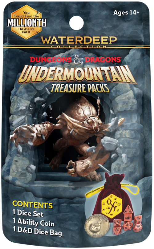 Undermountain Treasure Packs (ensemble de 7 dés)