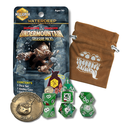Undermountain Treasure Packs (ensemble de 7 dés)