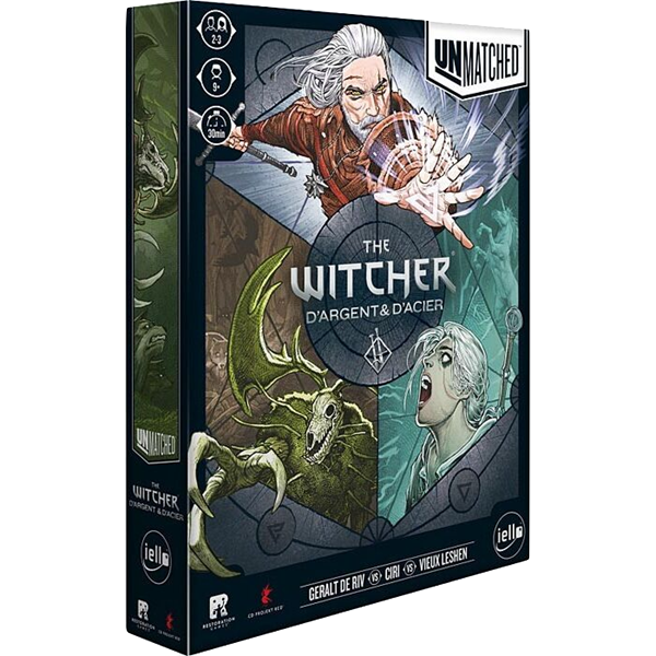 Unmatched: The Witcher - d'Argent et d'Acier (français)