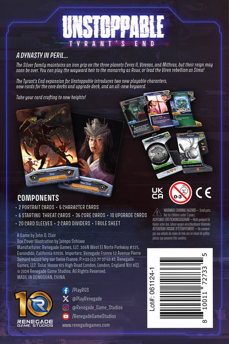 Unstoppable: Tyrant's End (English)