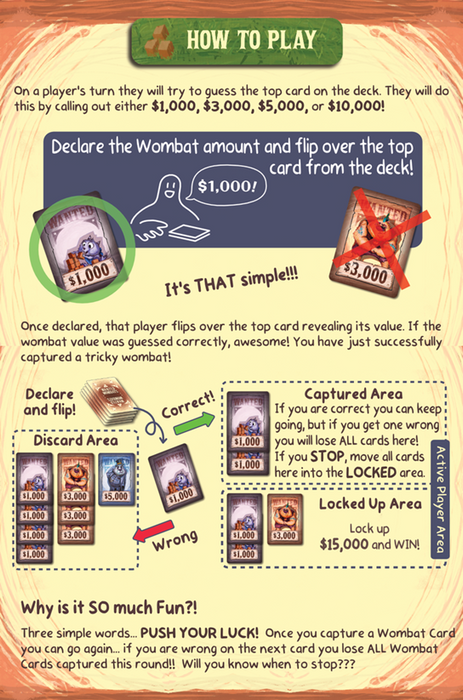 Wanted Wombats (anglais)