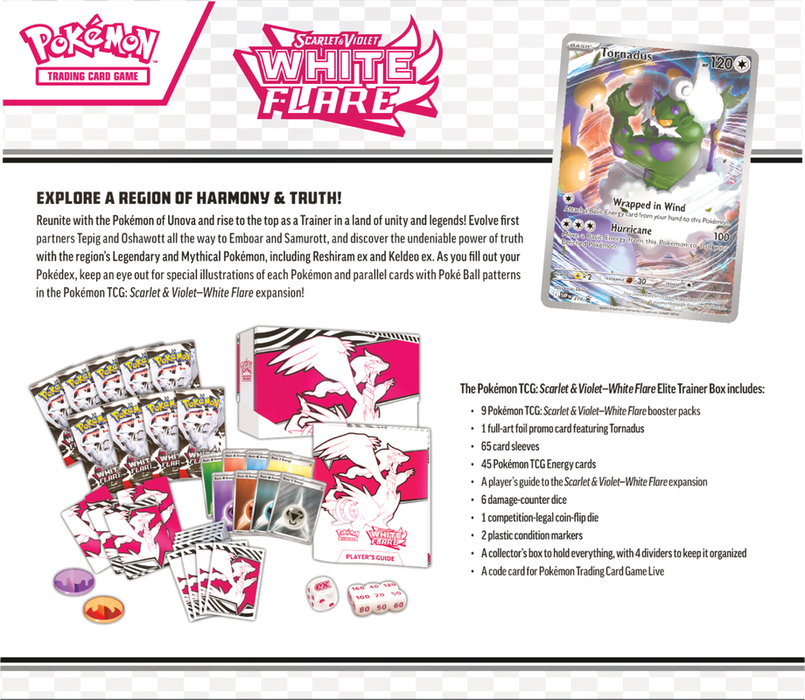 Scarlet & Violet: White Flare - Elite Trainer Box (anglais)