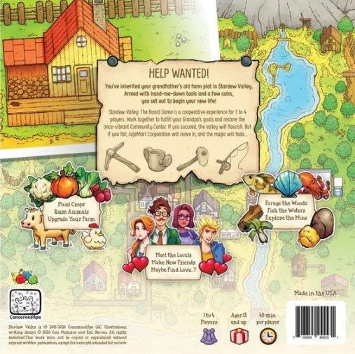 Stardew Valley: The Board Game (anglais)