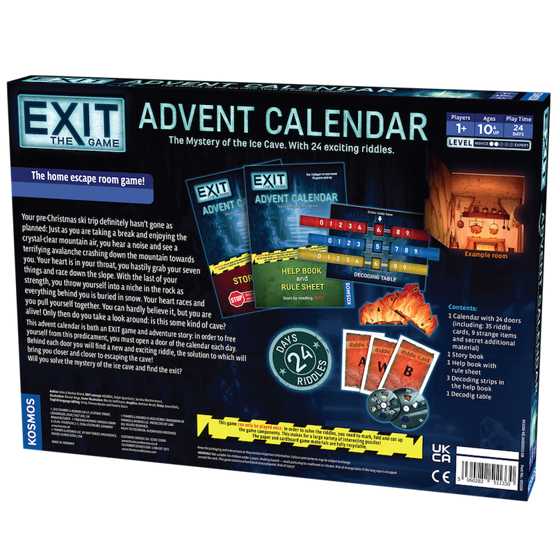 EXIT: Advent Calendar - The Mystery of the Ice Cave (anglais)
