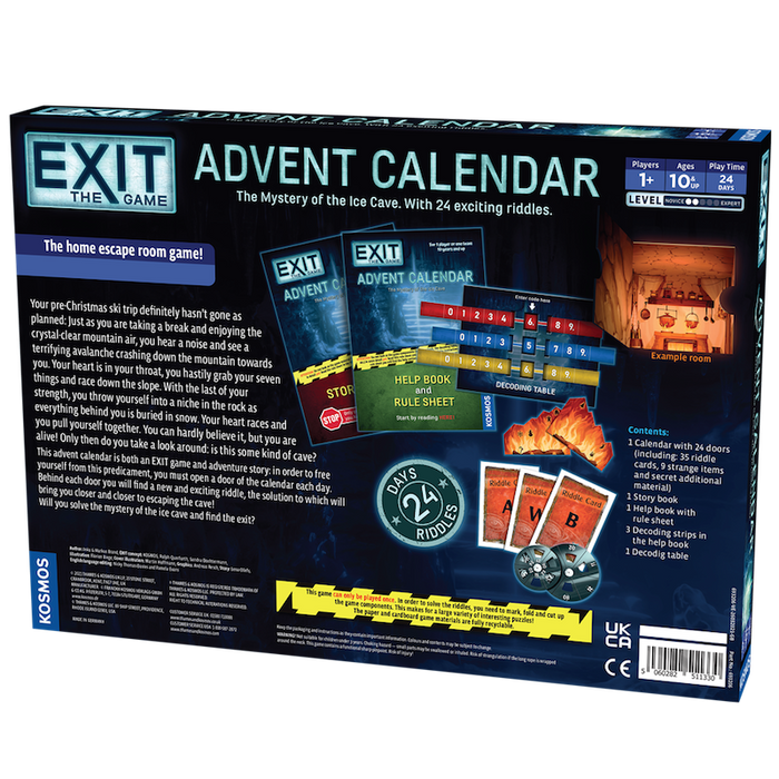 EXIT: Advent Calendar - The Mystery of the Ice Cave (anglais)