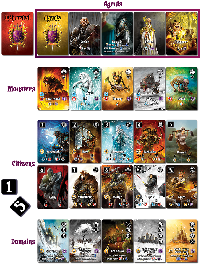 Valeria: Card Kingdoms - Flame and Frost - 2nd Edition (anglais)