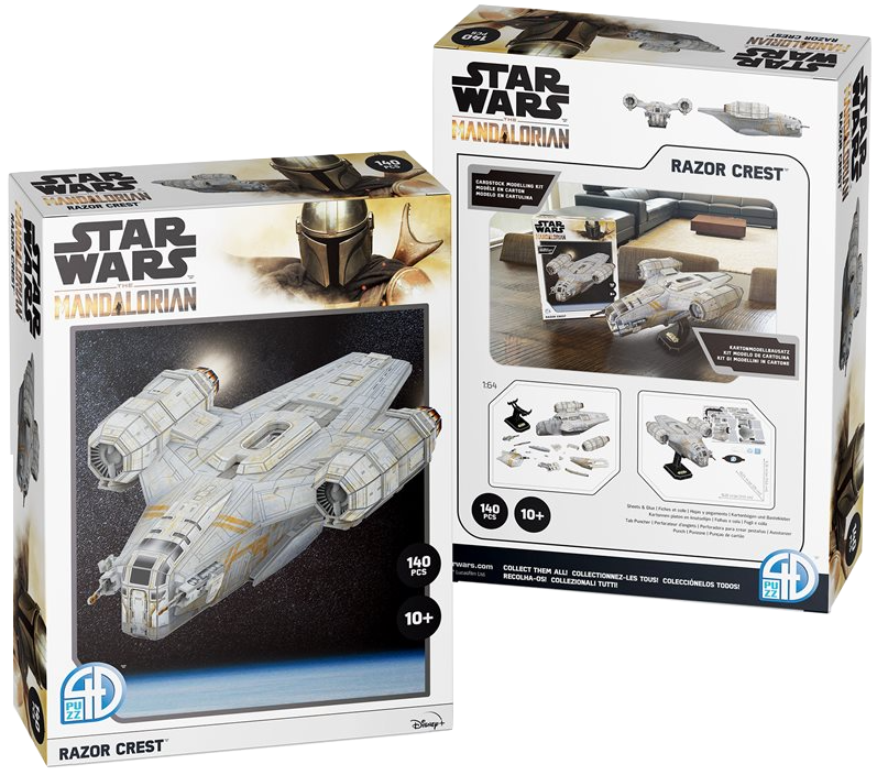Star Wars: Mandalorian Razor Crest (3D - 140 pièces)