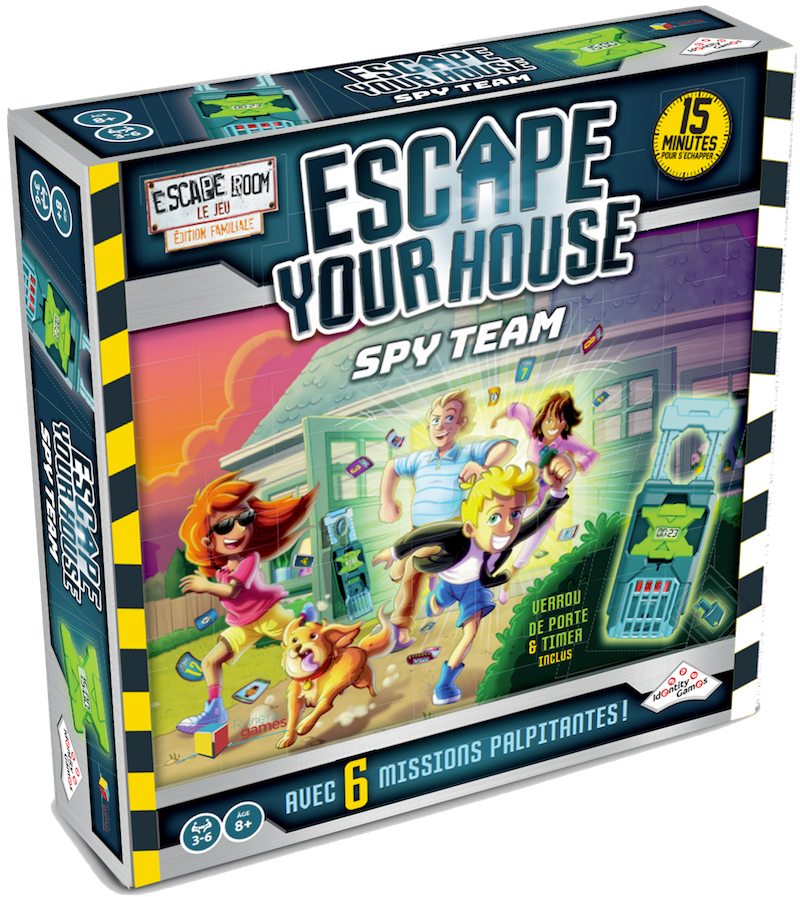 Coffret Escape Your House #1: Spy Team (français)