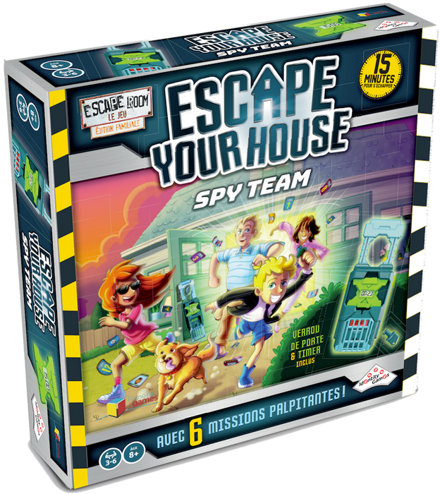 Coffret Escape Your House #1: Spy Team (French)