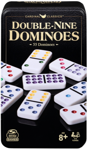 Domino: Double Neuf - Couleur (multilingue)