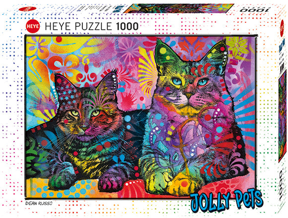 Jolly Pets: Devoted 2 Cats (1000 piece)