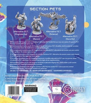 ISS Vanguard: Section PETS (anglais)