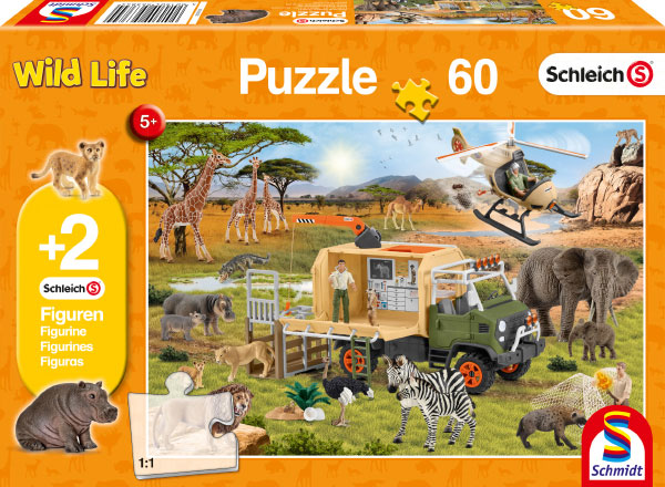 Sauvetage d’Animaux Aventureux (60 pièces)