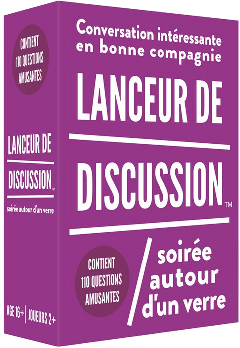 Lanceur de Discussion: Soirée autour d'un Verre (French)