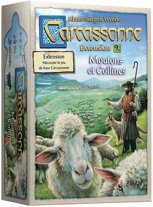Carcassonne: Moutons & Collines (français)