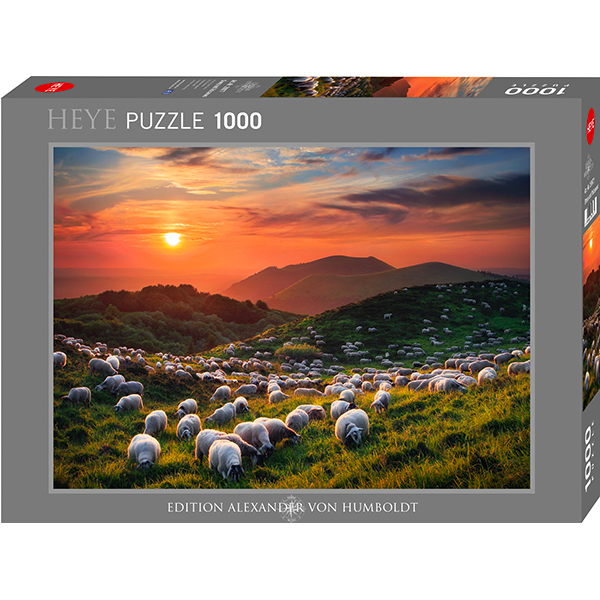 Sheep and volcanoes (1000 piece)