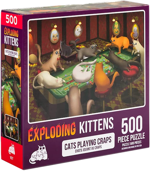 Cats Playing Craps (500 piece)