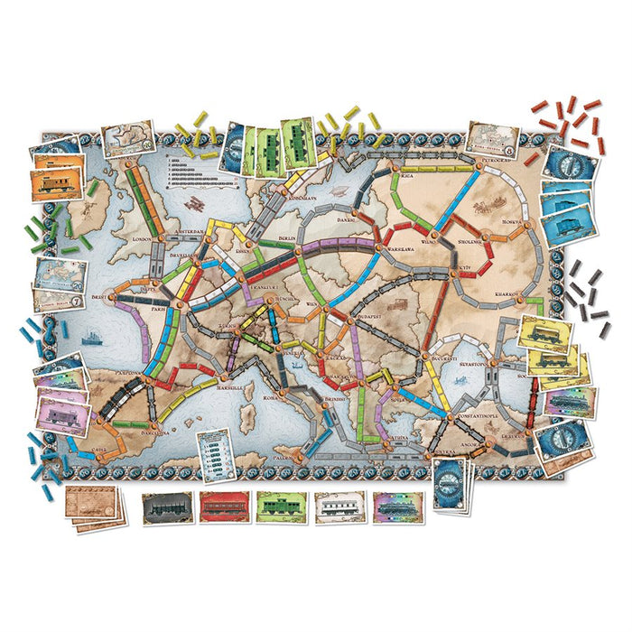 New Les Aventuriers Du Rail Europe Boardgame game FRENCH