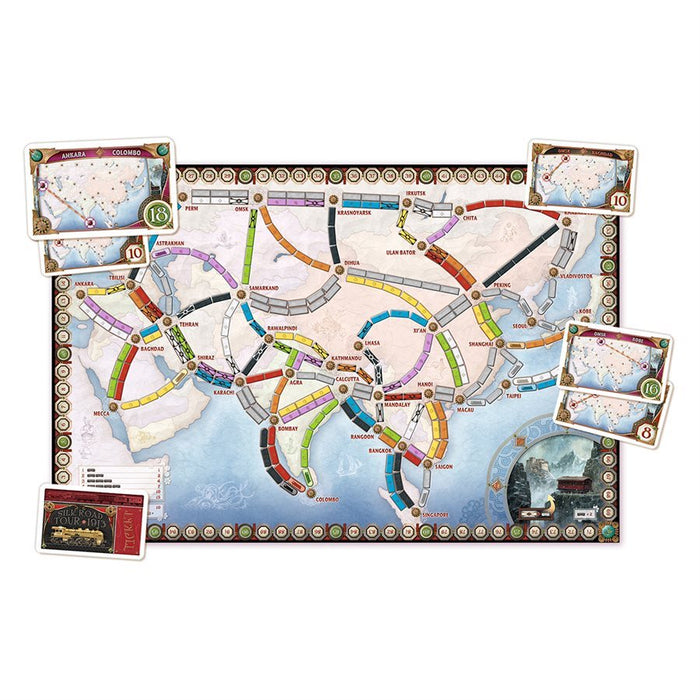 Ticket to Ride: Map #1 - Asia (Multilingual)