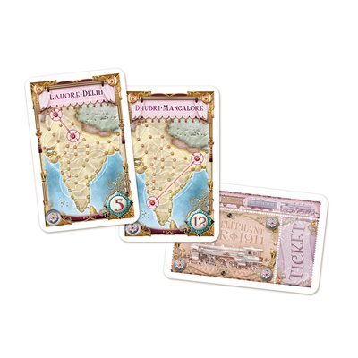 Ticket to Ride: Map #2 - India/Switzerland (Multilingual)