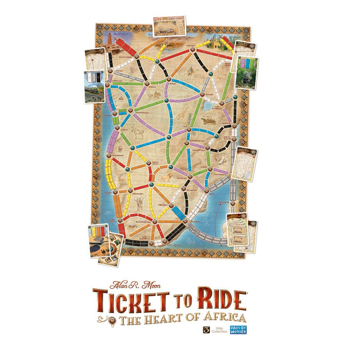 Ticket to Ride: Map #3 - Africa (Multilingual)