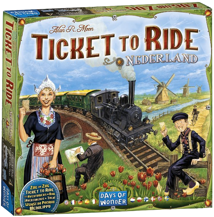 Les Aventuriers du Rail: Carte #4 - Pays-Bas (multilingue)