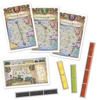 Les Aventuriers du Rail: Carte #6 - France/Old West (multilingue)