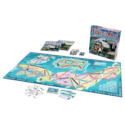 Ticket to Ride: Map #7 - Japan/Italy (Multilingual)