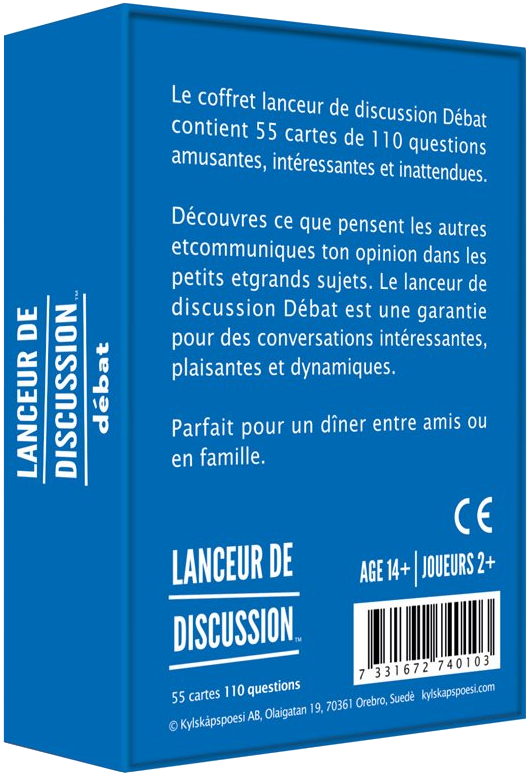 Lanceur de Discussion: Débat (French)