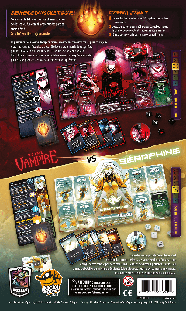 Dice Throne Saison 2 - Séraphine vs. Vampire (français)