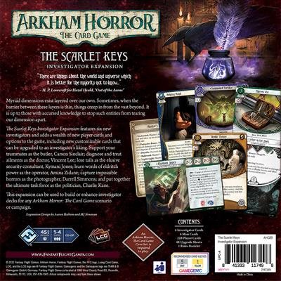 Arkham Horror: LCG - The Scarlet Keys - Investigator Expansion (anglais)