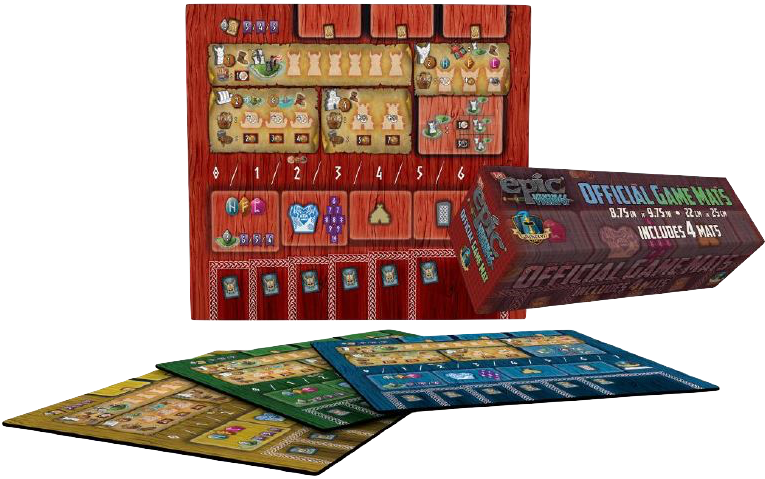 Tiny Epic Vikings: 4 Pack Clan Mats (anglais)