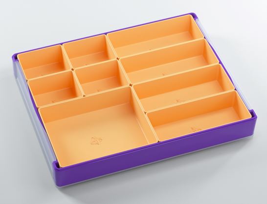 Token Silo: Violet/Orange