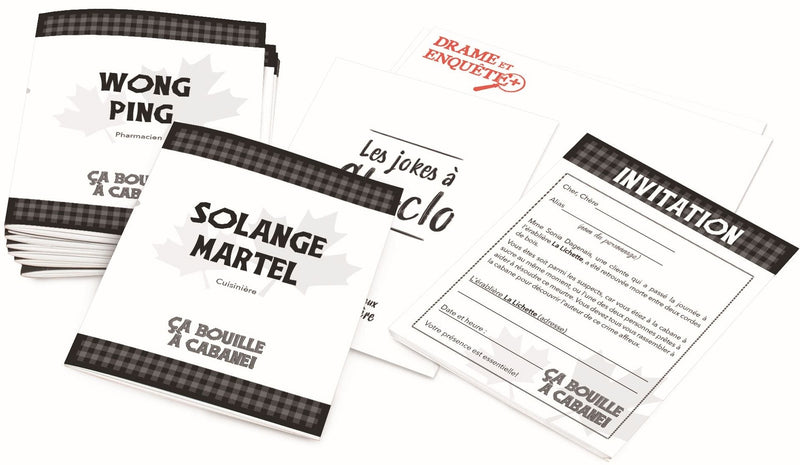 Drame & enquête: Ça bouille à cabane (French)
