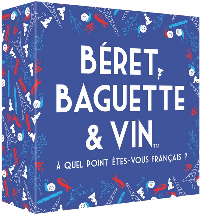 Béret, Baguette & Vin (French)