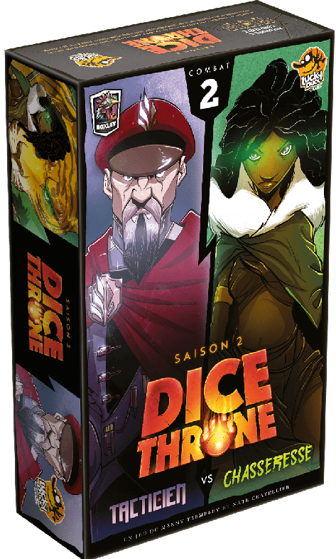 Dice Throne Saison 2 - Tacticien vs. Chasseresse (French)