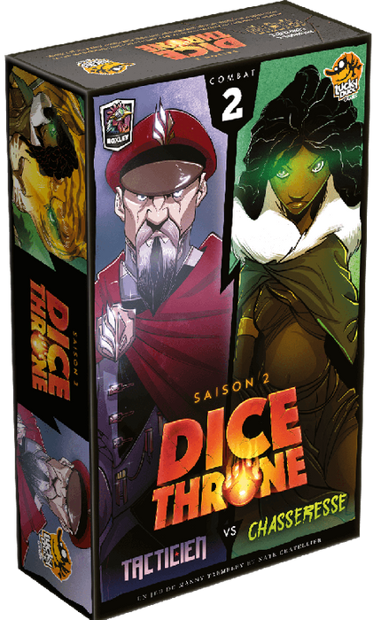 Dice Throne Saison 2 - Tacticien vs. Chasseresse (French)