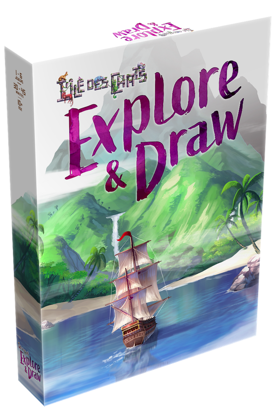 L'Île des Chats: Explore & Draw (French)