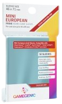 Protecteurs de cartes: Gamegenic Prime Mini European-Sized (paquet 50)