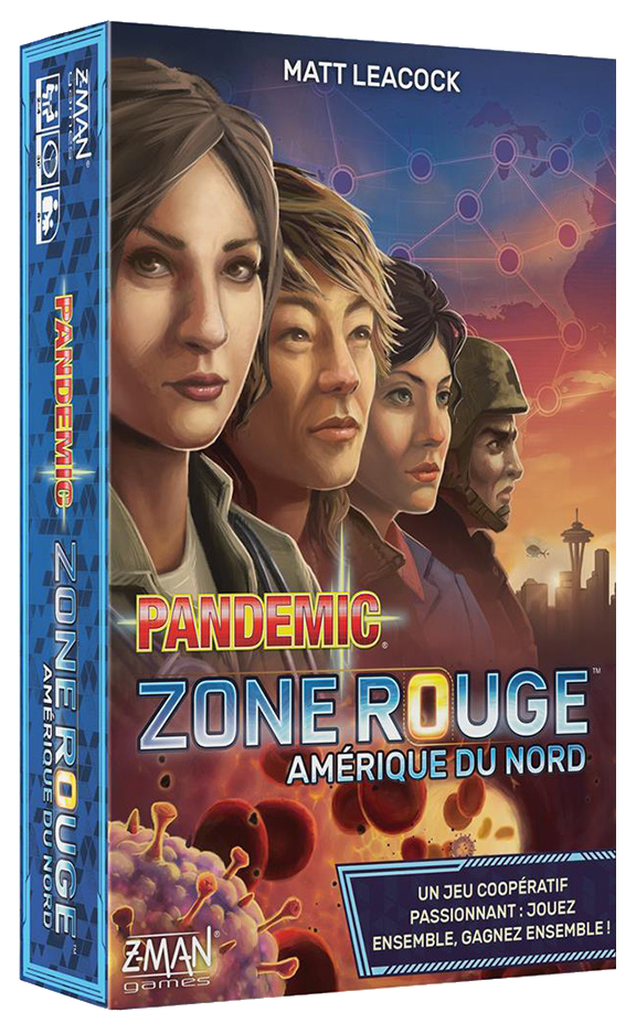 Pandémie Zone Rouge: Amerique du Nord (français)