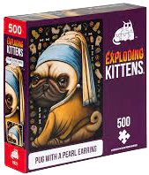 Pug with a Pearl Earring (500 piece)