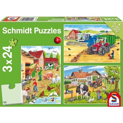 On the Farm (3 x 24 pièces)