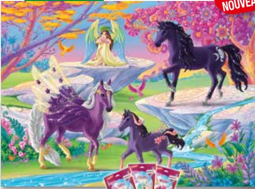 Clairière avec Famille de Licorne (100 pièces)