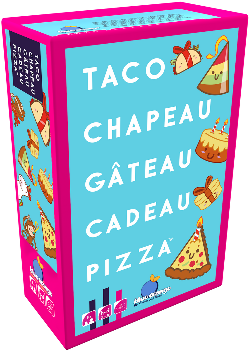 Taco, Chapeau, Gâteau, Cadeau, Pizza (français)